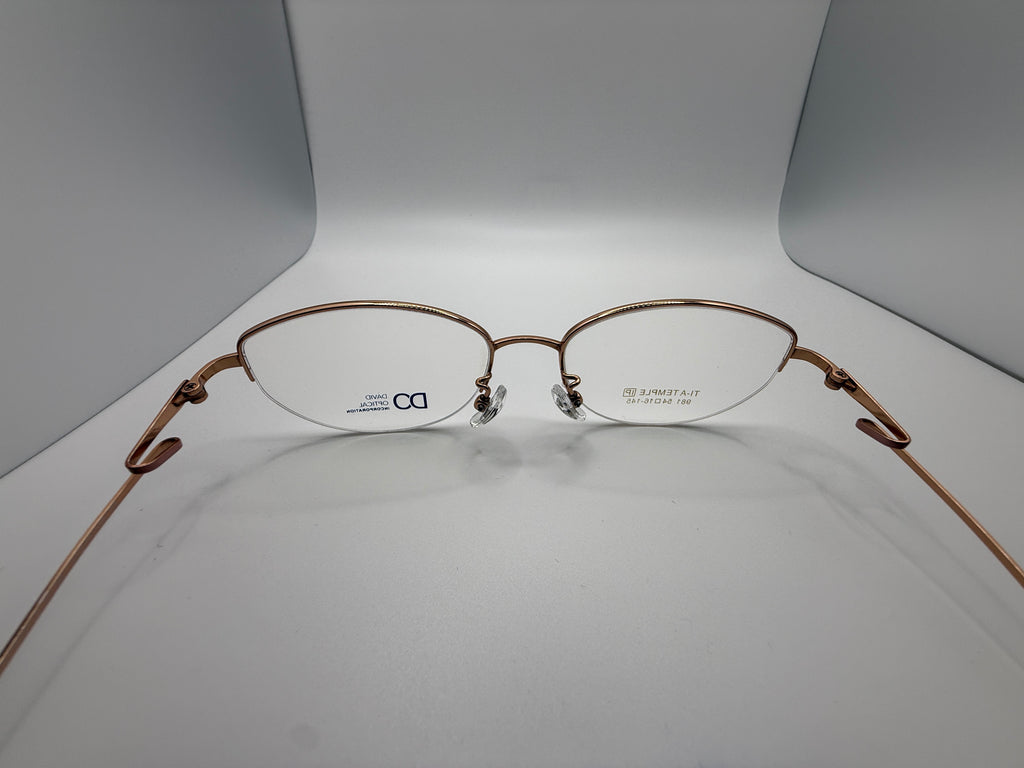 981 Women style; B titanium temples; Semi frame