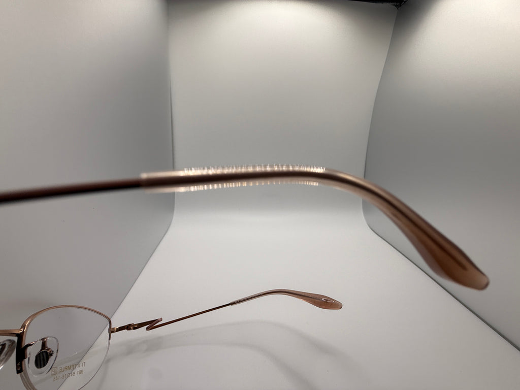 981 Women style; B titanium temples; Semi frame