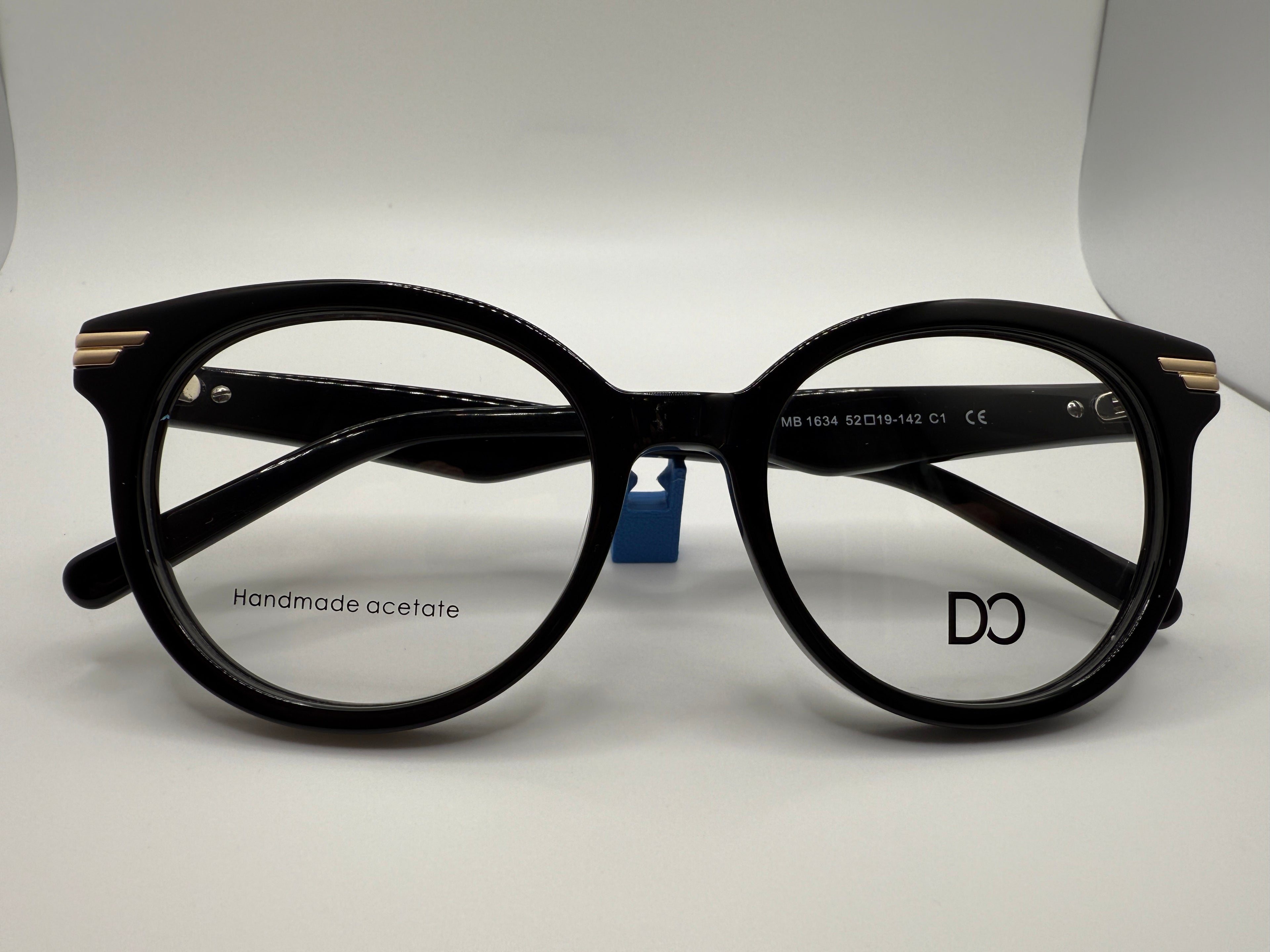 NOA25157(MB1634) Lady style Acetate frame with metal decoration