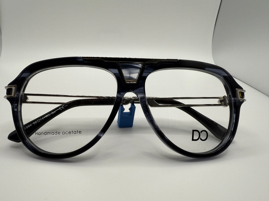 NSA25087(MB1594) Men style Acetate frame with metal temples and acetate tips