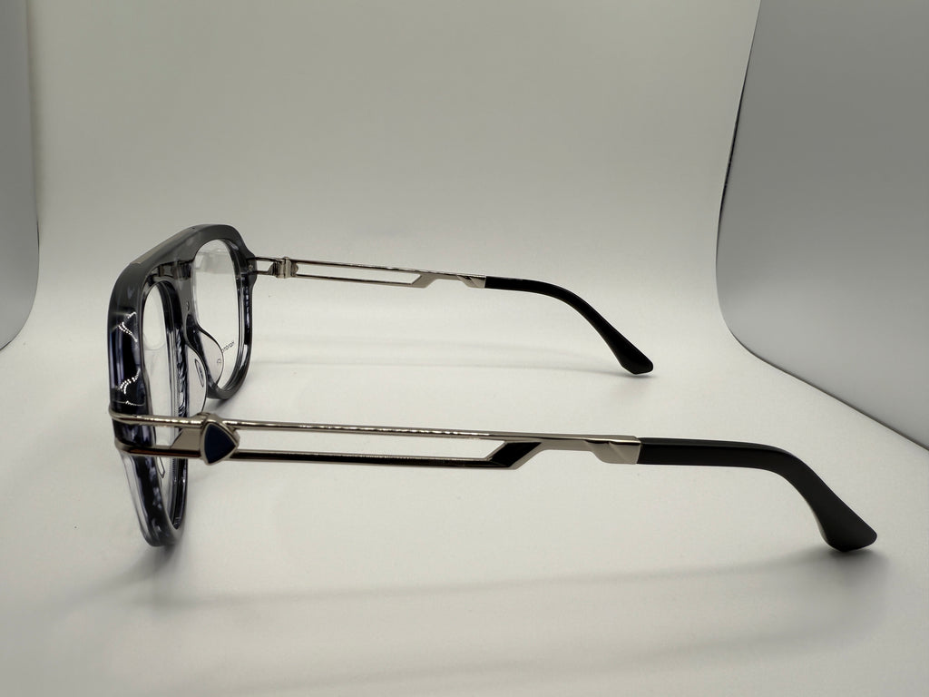 NSA25087(MB1594) Men style Acetate frame with metal temples and acetate tips
