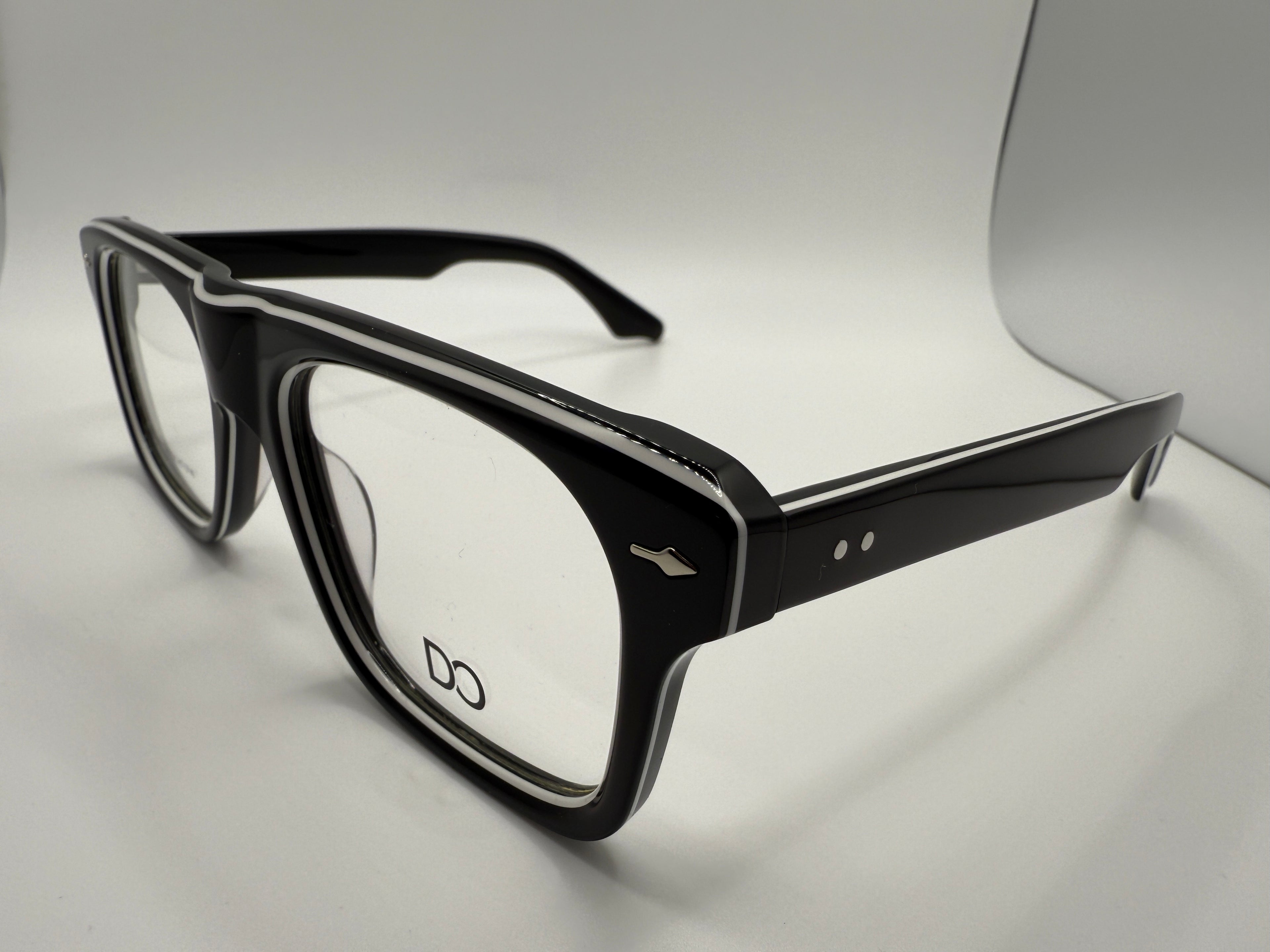 NOA25081(MB1565) Men style Acetate frame with metal temples