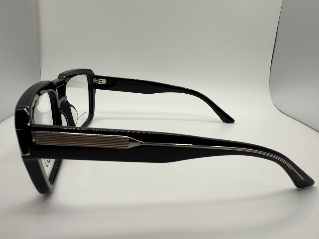NOA25074(MB1615) Men style Acetate frame with metal temples