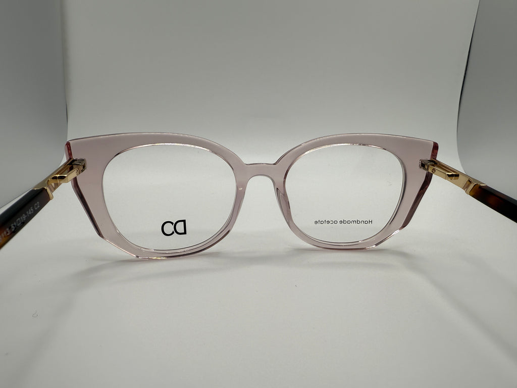 YHA8113 Lady style Acetate frame with metal temples