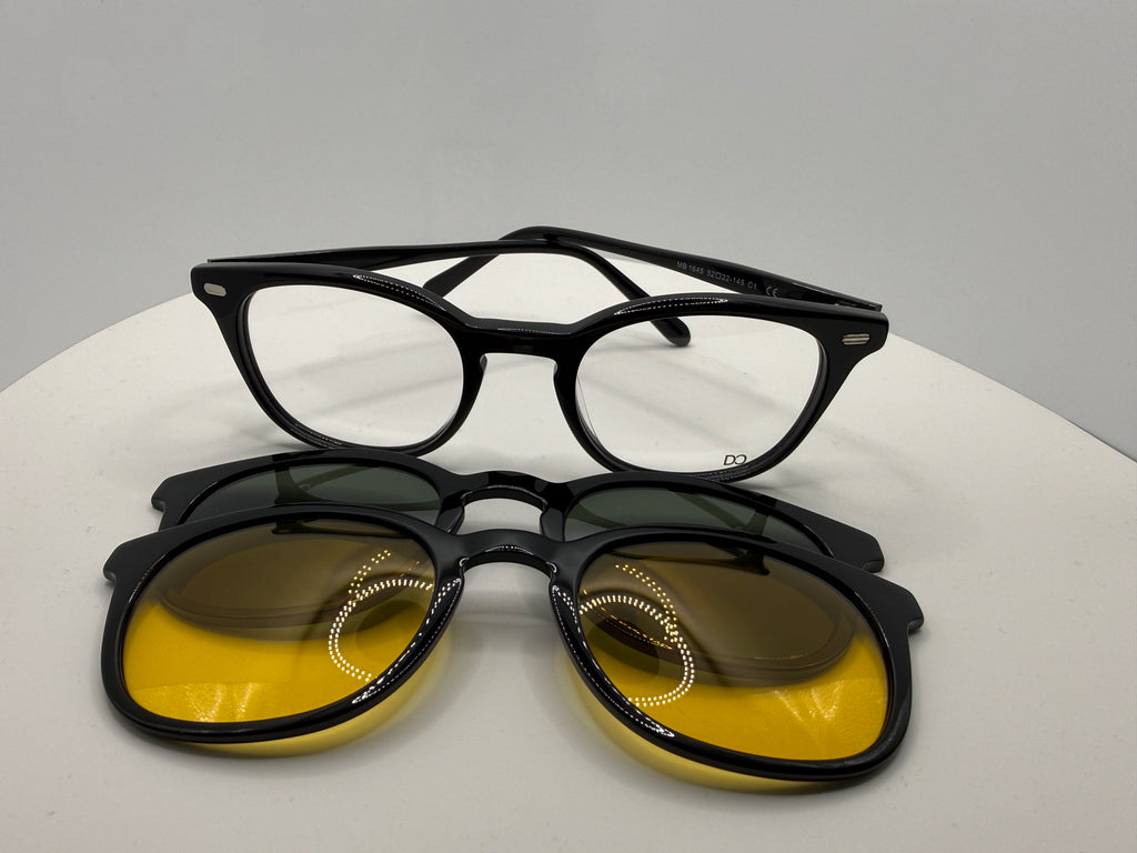 MB1645 Lady style Acetate frame with clippers